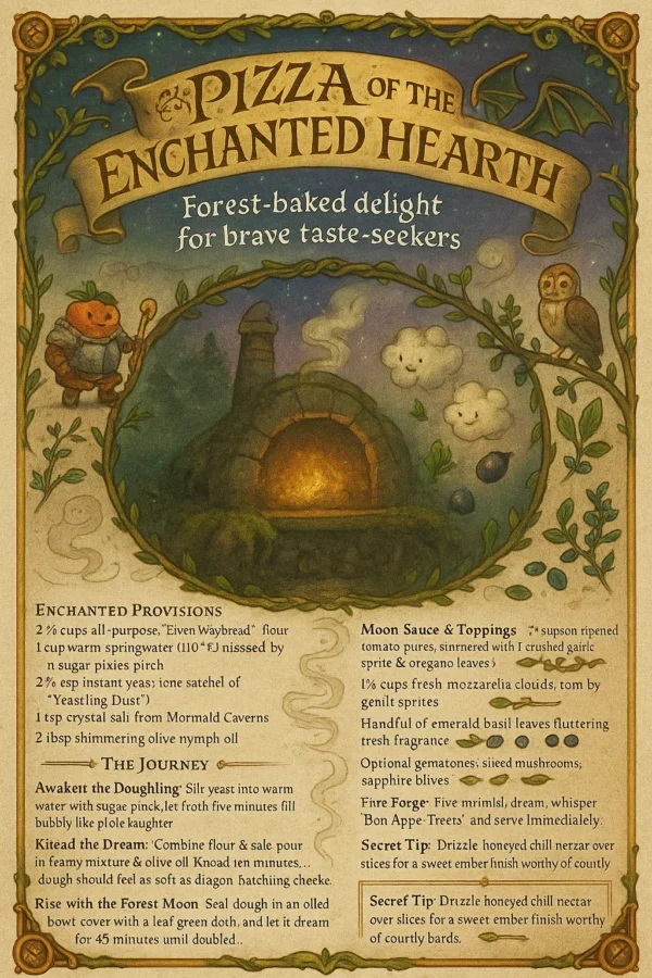 Whimsical Recipe Poster AI Prompt: Create Magical Culinary Art - Image 2