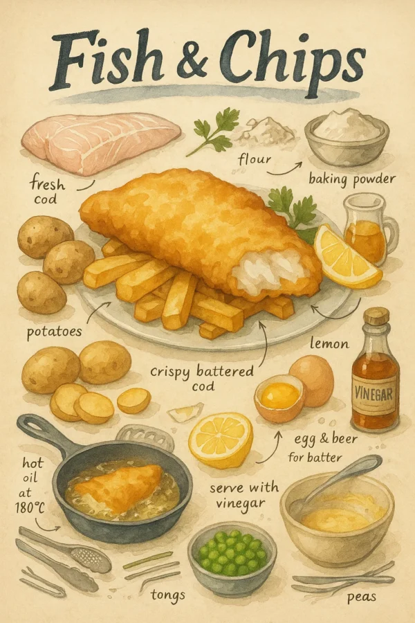 Watercolor Recipe AI Prompt: Charming Handcrafted Illustration Creator - Image 3