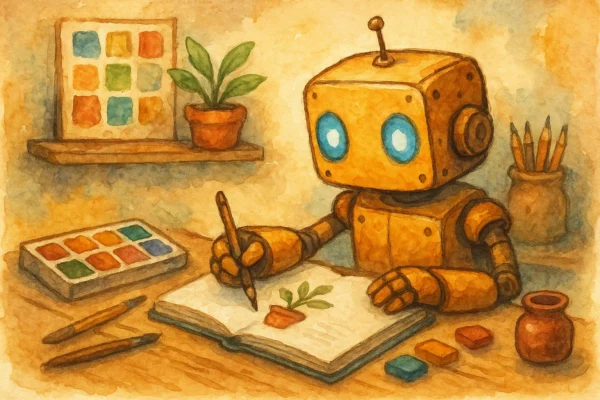 Watercolor Recipe AI Prompt: Charming Handcrafted Illustration Creator